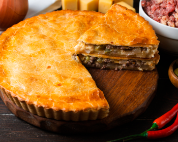 Мексиканский мясной пикантный пирог "Тарта пиканте"